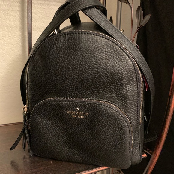 Kate spade medium backpack black pebble leather - Picture 2 of 7